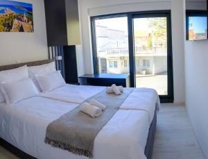 Postel nebo postele na pokoji v ubytování Premium Holiday house VILA OAZA with Pool + 42 fotografií