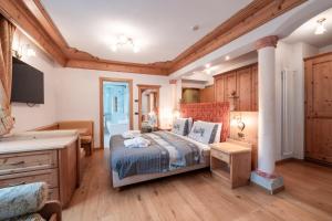 Postel nebo postele na pokoji v ubytování Hotel Grohmann