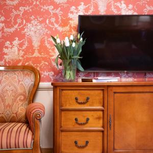 Telewizja i/lub zestaw kina domowego w obiekcie The Bonerowski Palace Boutique Hotel
