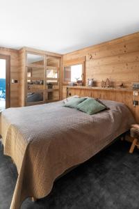 Katil atau katil-katil dalam bilik di Chalet du Paradis Blanc
