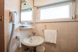 Koupelna v ubytování Hotel Grohmann