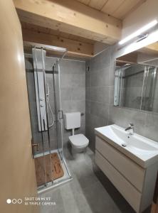 Koupelna v ubytování Chalet - Margherita