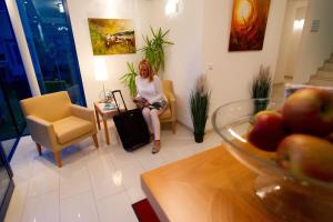 Predel za sedenje v nastanitvi City-Hotel Mödling