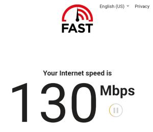 a sign that reads fast your internet speed is mbps at No 12 B&B in Dungarvan