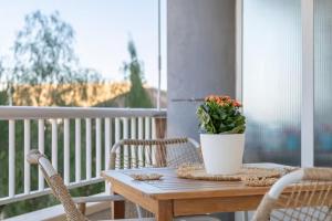 Balkón nebo terasa v ubytování Precioso apartamento