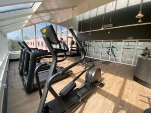 Fitness centrum a/nebo fitness zařízení v ubytování co56 Hotel Chemnitz