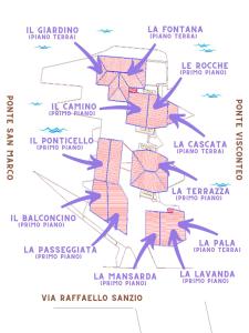 a map of kazakhstan with the provinces at Il Borghetto Vacanze nei Mulini in Valeggio sul Mincio