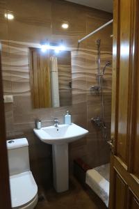 Koupelna v ubytování guest house Merci