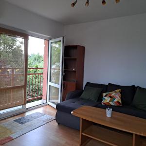 Posezení v ubytování Zöld Orom Apartman Lakás