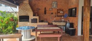 Et tv og/eller underholdning på Casa Cibratel 2 Itanhaém