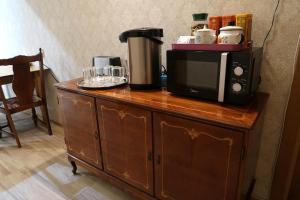 Kuchyň nebo kuchyňský kout v ubytování guest house Merci