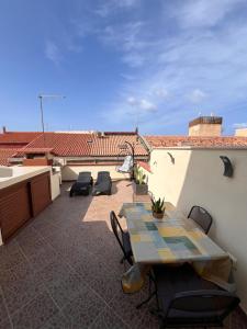 Uma varanda ou terraço em La terrazza