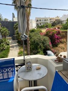 Balkón nebo terasa v ubytování Rethymno Blue Apartments