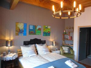 Cama o camas de una habitación en Villa-Bajka