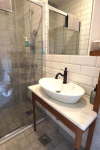 Koupelna v ubytování Rooms Kaktus