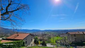 a view from the top of a house at Galbanera turismo in Albavilla