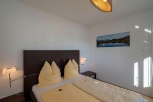 Postel nebo postele na pokoji v ubytování Bauern-Ferienhaus-im-Allgaeu