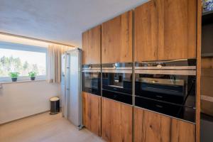 Kuchyň nebo kuchyňský kout v ubytování Bauern-Ferienhaus-im-Allgaeu