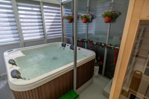 Koupelna v ubytování Vila apartment Astorija 2