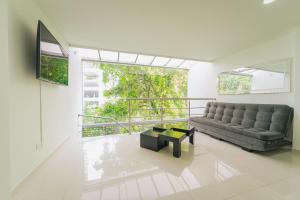 Χώρος καθιστικού στο Apartamento RED DUPLEX en PINARES