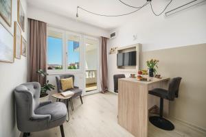 Телевизор и/или развлекательный центр в Apartment Remy