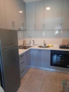 Kuchyň nebo kuchyňský kout v ubytování DAMEJ Apartment, Free Garage parking