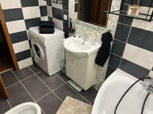 Koupelna v ubytování Apartmán Teplice