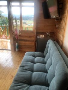 Posezení v ubytování Cabaña Monarca