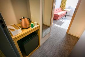 Kuchyň nebo kuchyňský kout v ubytování Hotel Sobial Namba Daikokucho