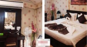 Кровать или кровати в номере Brahmaputra Retreat