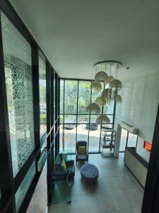 Posezení v ubytování 中央公寓 1bedroom Centrio 804 Condominium 211