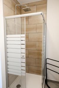 Ένα μπάνιο στο SchlossCasa Lauf an der Pegnitz Zimmer Venedig