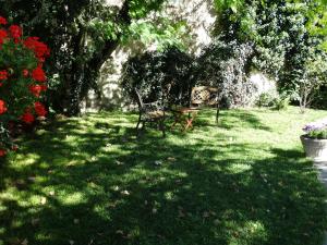 Um jardim em Castel Fleuri