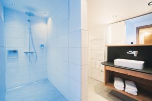 Koupelna v ubytování das Luggi Appartements + 37 fotografií
