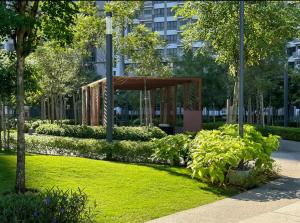 Κήπος έξω από το MVB49#8pax Family Suite 3 Rooms Velocity Mall IKEA