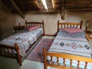 Postel nebo postele na pokoji v ubytování Gite Forge + 7 fotografií