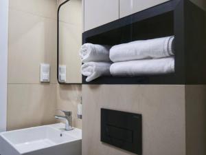 Kúpeľňa v ubytovaní MK Apartamenty Morski + 29 fotografií