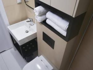 Kúpeľňa v ubytovaní MK Apartamenty Morski