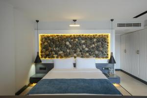Кровать или кровати в номере Ramitos Hotel