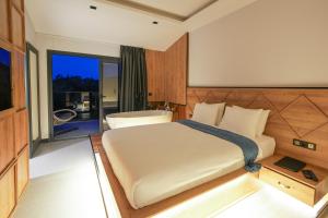 Телевизор и/или развлекательный центр в Ramitos Hotel