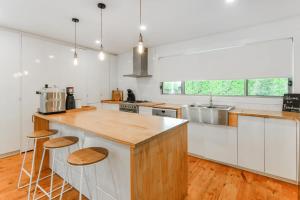 Dapur atau dapur kecil di Capel Sound Breakaway