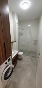 Koupelna v ubytování Apartmani Jovanovic - Rafailovici
