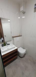 Koupelna v ubytování Apartmani Jovanovic - Rafailovici