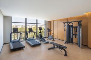 Fitness centrum a/nebo fitness zařízení v ubytování Fairfield by Marriott Shanghai Pudong South