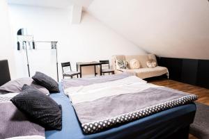 Postelja oz. postelje v sobi nastanitve Exclusive Apartman Prague Jecna