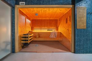 a sauna is shown in a room with at Immerso Hotel, a Member of Design Hotels in Ericeira