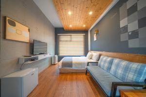 Area soggiorno di Field Trail Homestay