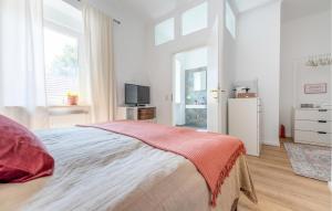 Postel nebo postele na pokoji v ubytování Ferienwohnung In Gottsdorf