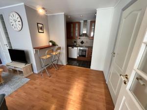 Kuchyň nebo kuchyňský kout v ubytování Narvik city apartment