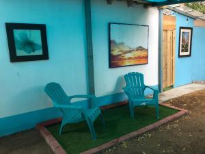 Predel za sedenje v nastanitvi Aruba Local Stay